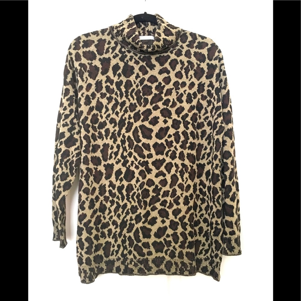 VINTAGE Leopard Print Sweater